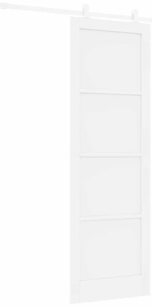 vidaXL Σετ Συρόμενης Πόρτας ORKDAL Λευκό 78 x 232 cm