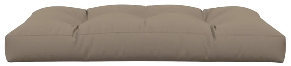 vidaXL Μαξιλάρι Παλέτας Taupe 120 x 80 x 12 εκ. Υφασμάτινο