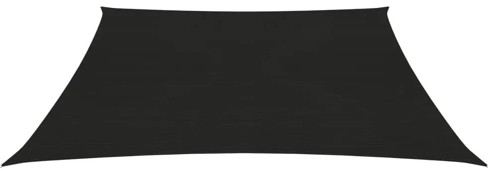 vidaXL Πανί Σκίασης Μαύρο 4,5 x 4,5 μ. από HDPE 160 γρ./μ²