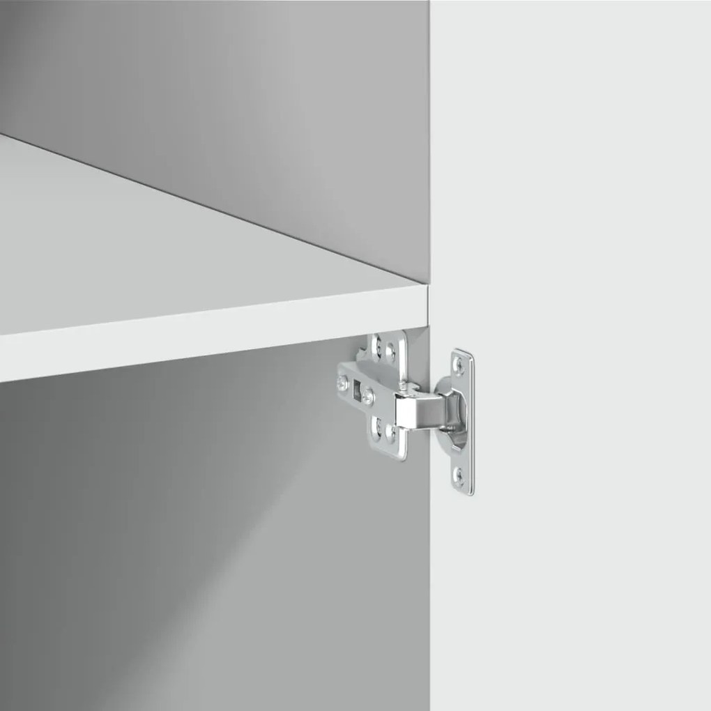 vidaXL Ντουλάπι Λευκό 70x42,5x185 εκ. Επεξεργασμένο Ξύλο