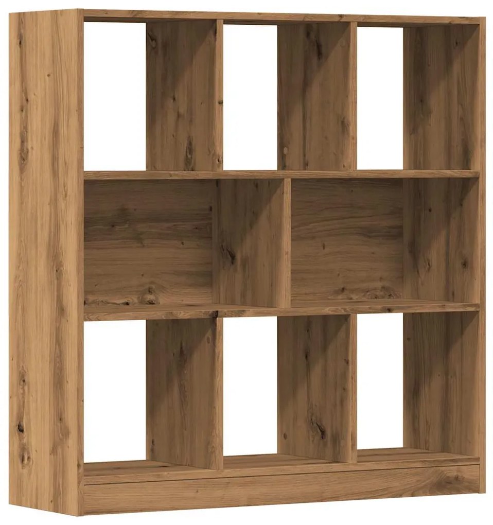 vidaXL Ντουλάπι βιβλίων Artisan Oak 97,5x29,5x100 cm Ξύλο μηχανής