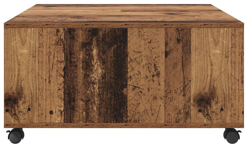 vidaXL Τραπεζάκι σαλονιού Παλιό ξύλο 75 x 75 x 38 cm