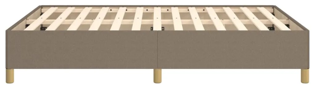 Σκελετός Κρεβατιού Χωρίς Στρώμα Taupe 140x190 εκ. Υφασμάτινο 347161