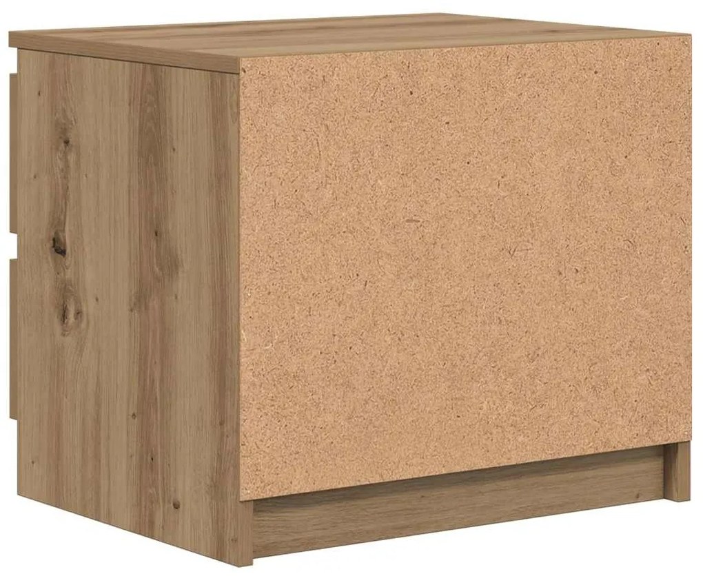 vidaXL Κομοδίνο Αρτισιανή Δρυς 50x40x43.5 εκ. από Επεξεργασμένο Ξύλο