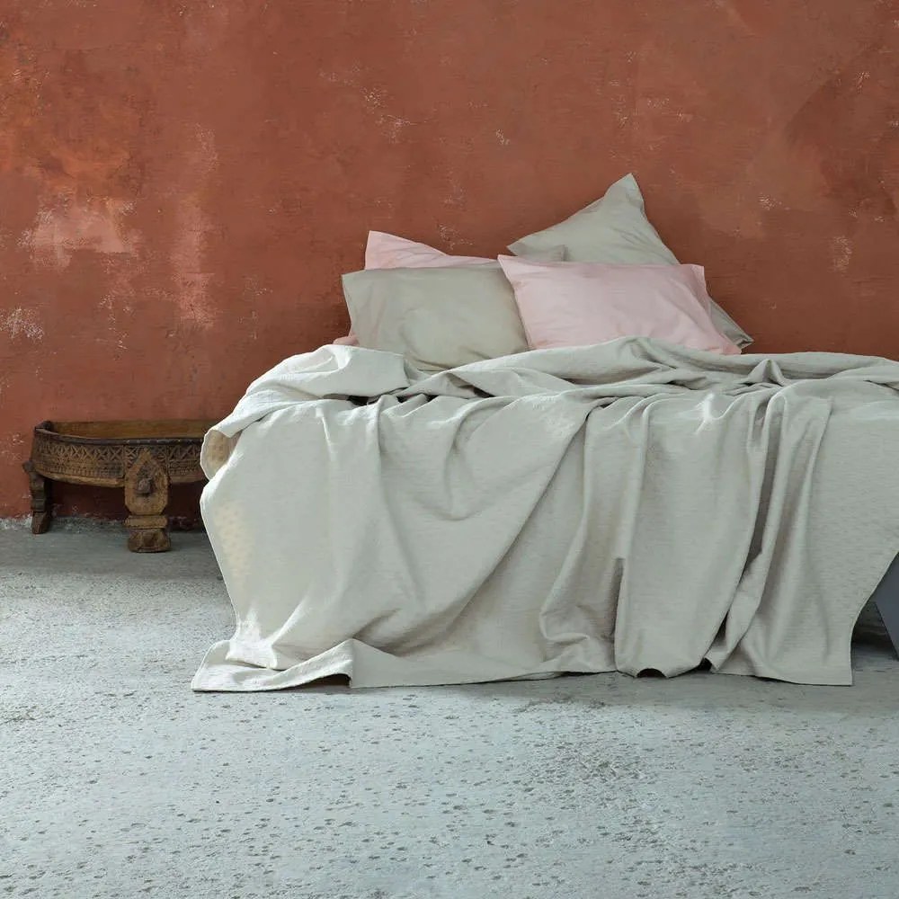 Κουβέρτα Losange Light Beige Nima Υπέρδιπλo 230x260cm 100% Cotton