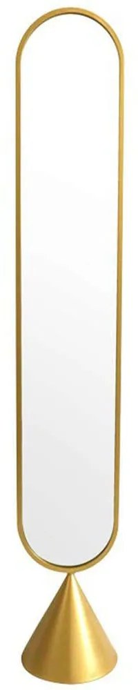 Καθρέπτης Hersy 233-000028 28x2x170cm Gold Mdf,Μέταλλο