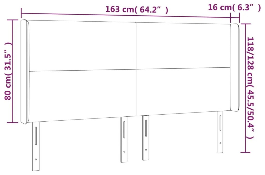 ΚΕΦΑΛΑΡΙ ΜΕ ΠΤΕΡΥΓΙΑ TAUPE 163X16X118/128 ΕΚ. ΥΦΑΣΜΑΤΙΝΟ 3119310