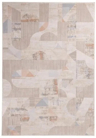 Μοντέρνο Χαλί Mona 422 Beige Blue 140 x 200