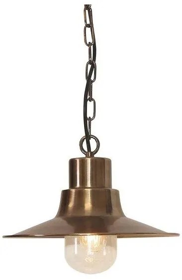 Κρεμαστό Φωτιστικό Οροφής 1xE27 ΙΡ44 Sheldon Elstead Lighting-SHELDON-CH-BR-Ορείχαλκος SHELDON-CH-BR