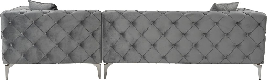 Corner Sofa Como Eco Right - Anthracite Anthracite