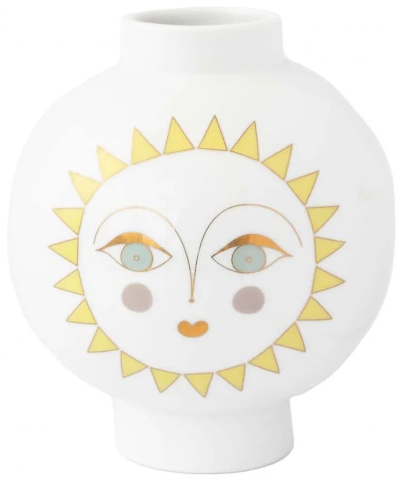 Βάζο Πορσελάνινο Serena Shiny RD0051269 Φ9x10cm Multi-White Raeder Porcelain