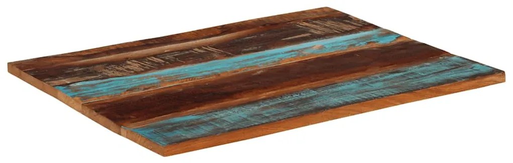 vidaXL Επιφάνεια Τραπεζιού Ορθ. 70x90 εκ 25-27 χιλ Μασίφ Ανακ. Ξύλο