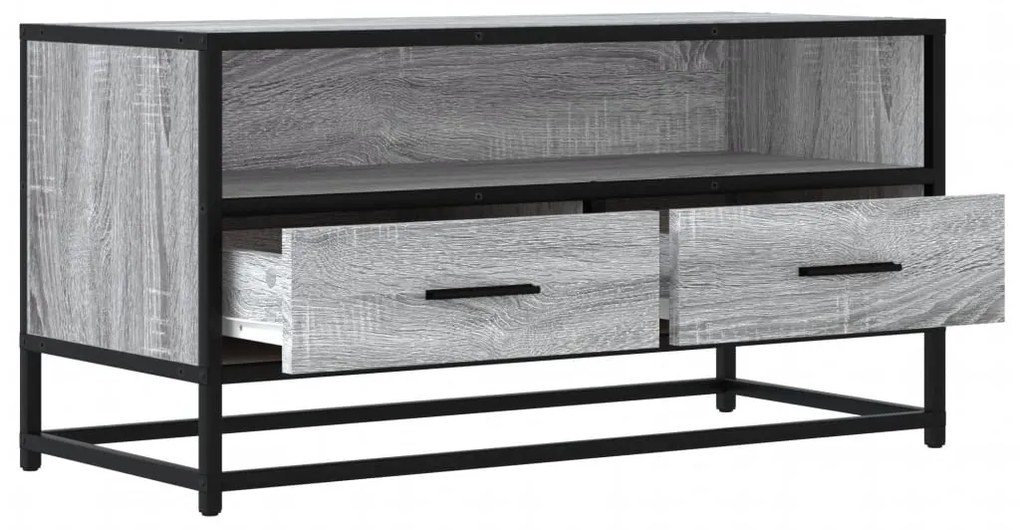 vidaXL Έπιπλο Τηλεόρασης Γκρι Sonoma 80x34,5x40 εκ. Επεξ. Ξύλο