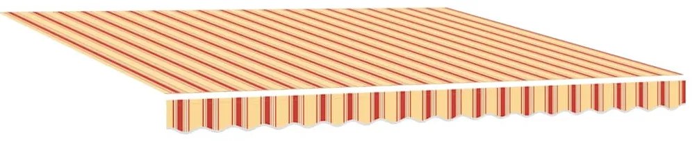 vidaXL Σκηνίτσα Αναδιπλούμενη Κίτρινο και Πορτοκαλί 400 x 350 εκ