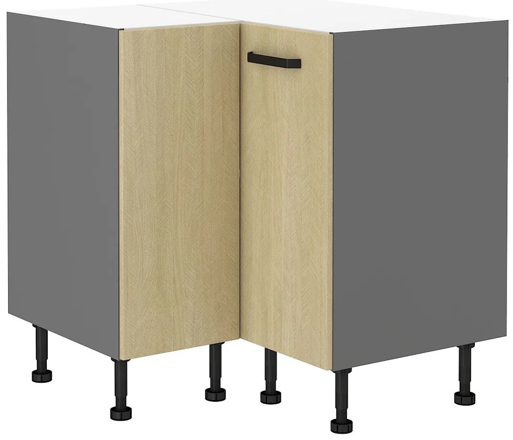 Επιδαπέδιο ντουλάπι Melo 90x90 DN-Herringbone