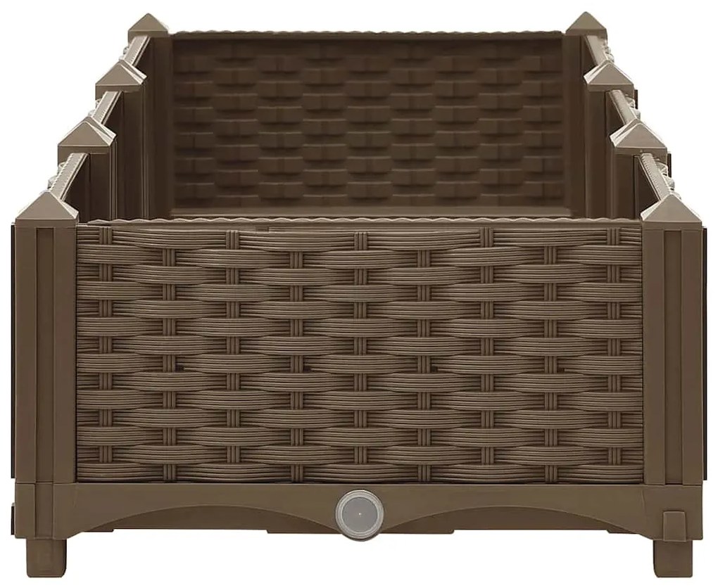 vidaXL Ζαρντινιέρα 120 x 40 x 23 εκ. από Πολυπροπυλένιο