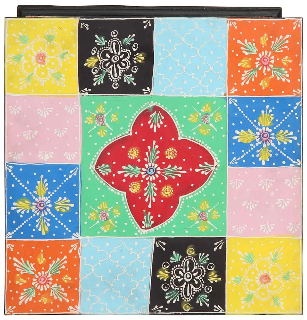 vidaXL Ντουλάπι με Συρτάρια Πολύχρωμο 40 x 40 x 60 cm