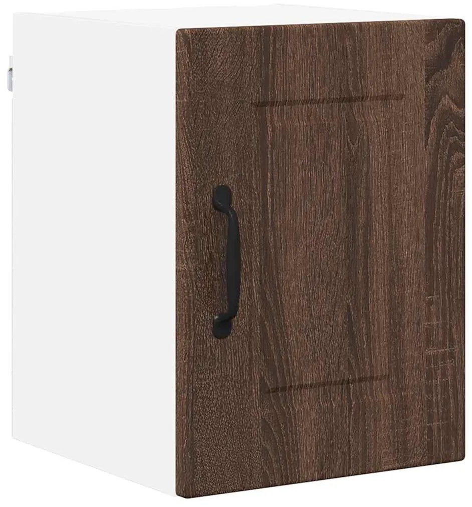 vidaXL Κρεμαστό ντουλάπι κουζίνας 2 pcs Καφέ δρυς 30 x 31 x 40 εκ.