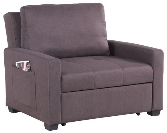 ΠΟΛΥΘΡΟΝΑ-ΚΡΕΒΑΤΙ KANNA HM3083.01 ΚΑΦΕ ΥΦΑΣΜΑ 112x96x85Υεκ.