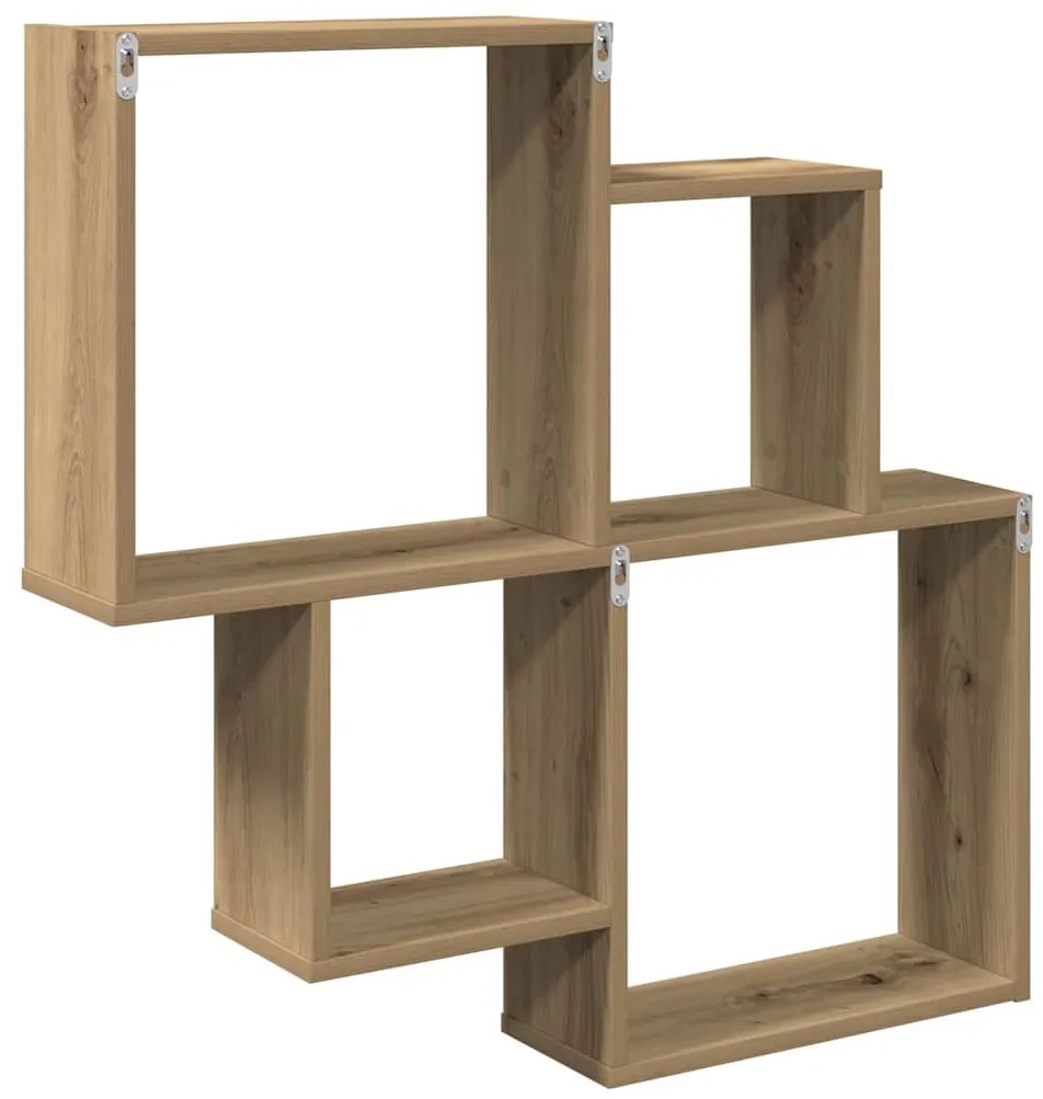 Ράφι τοίχου Artisan Oak 80x15x78,5 cm Κατασκευασμένο ξύλο - Καφέ