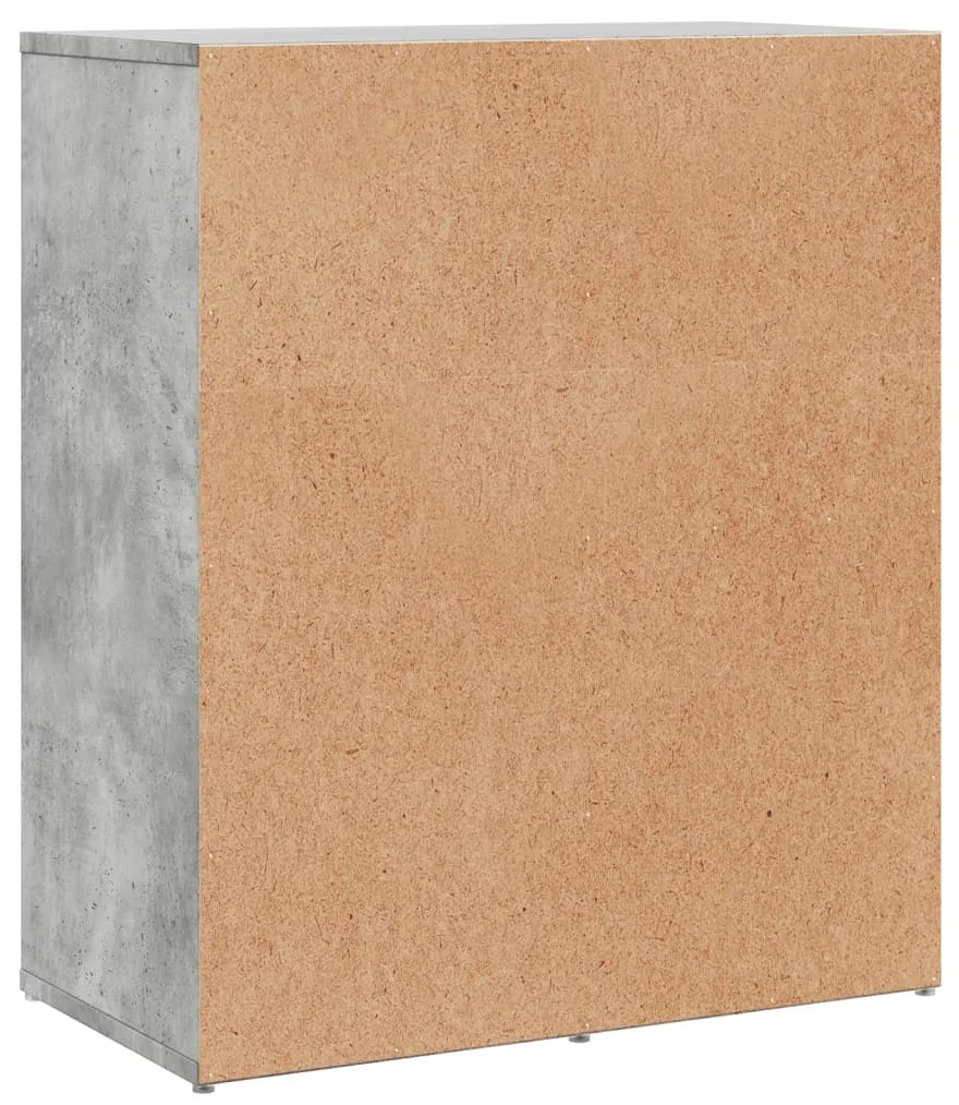 vidaXL Βοηθητικά Ντουλάπια 2 τεμ. Γκρι Σκυρ. 60x31x70εκ Επεξεργ. Ξύλο