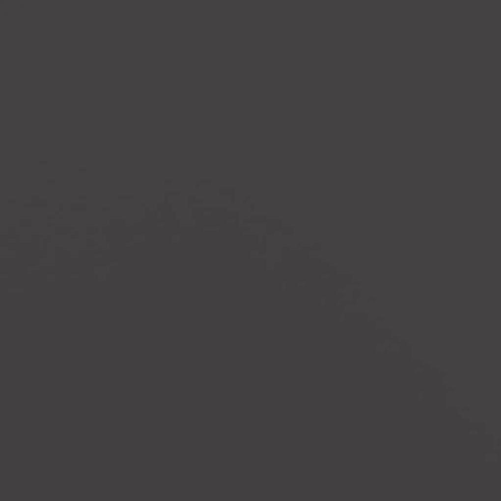 Ζαρντινιέρα Μαύρη 42x38x75 εκ. από Χάλυβα Ψυχρής Έλασης - Μαύρο