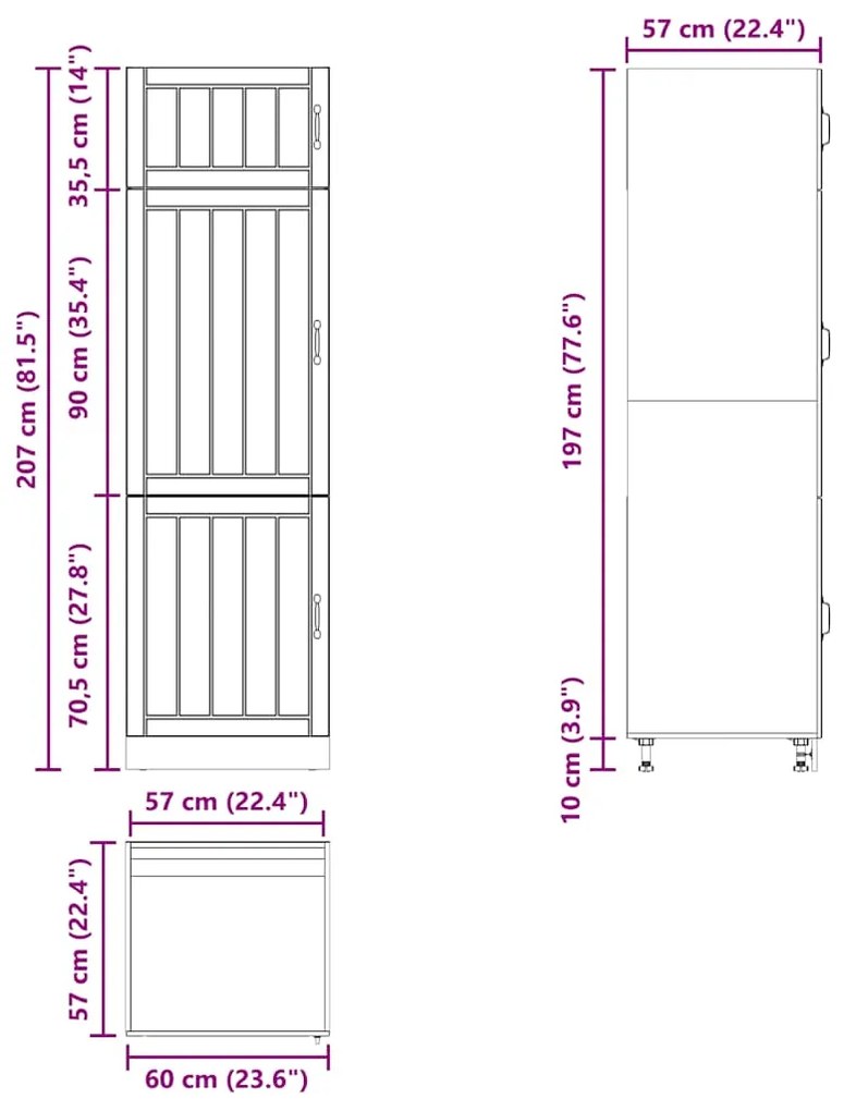 ΝΤΟΥΛΑΠΙ ΚΟΥΖΙΝΑΣ "LUCCA" ARTISAN OAK ENGINEERED WOOD 853876