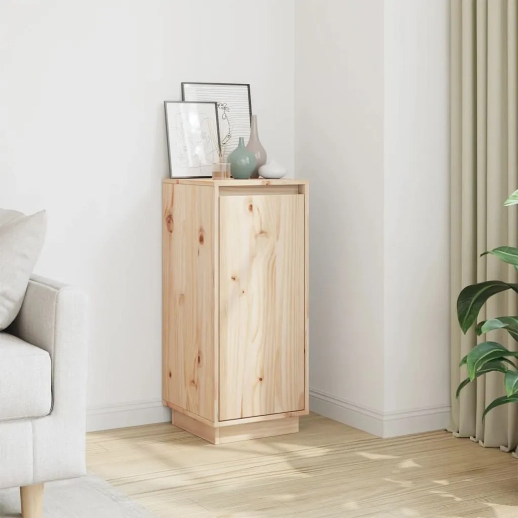 vidaXL Ντουλάπι 31,5 x 34 x 75 εκ. από Μασίφ Ξύλο Πεύκου