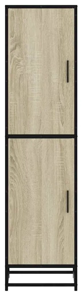 vidaXL Highboard Sonoma Oak Κατασκευασμένο ξύλο και μέταλλο