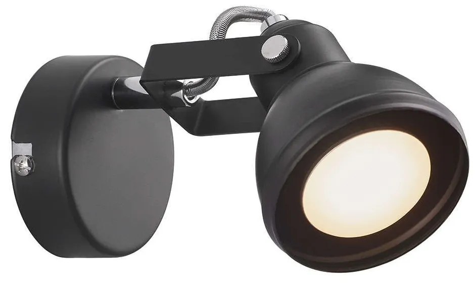 Φωτιστικό Τοίχου Aslak 45721003 18,5x10,5cm 1xGU10 35W Black Nordlux Metal