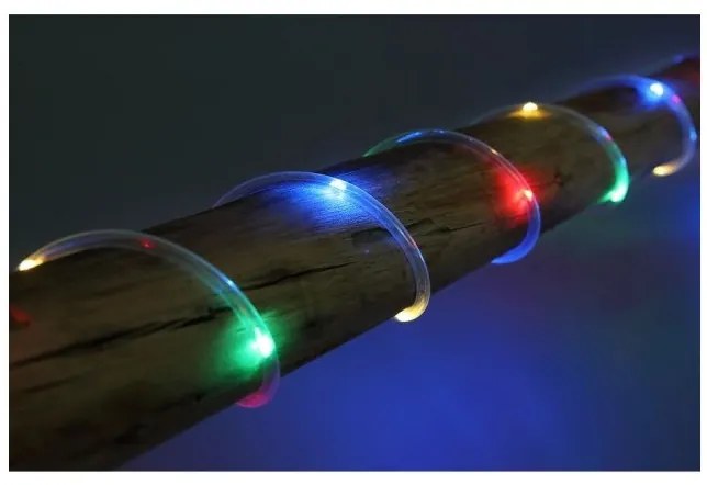 Ηλιακή Διακοσμητική Γιρλάντα 50xLED RGB 0,04W Μαύρο ΙΡ44 4,90m 33689 Globo Lighting. -33689-Μαύρο 33689