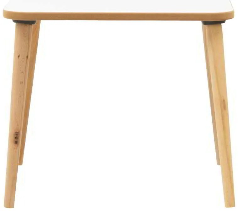 Παιδικό τραπεζάκι Jerry pakoworld λευκό-φυσικό 50x50x43εκ