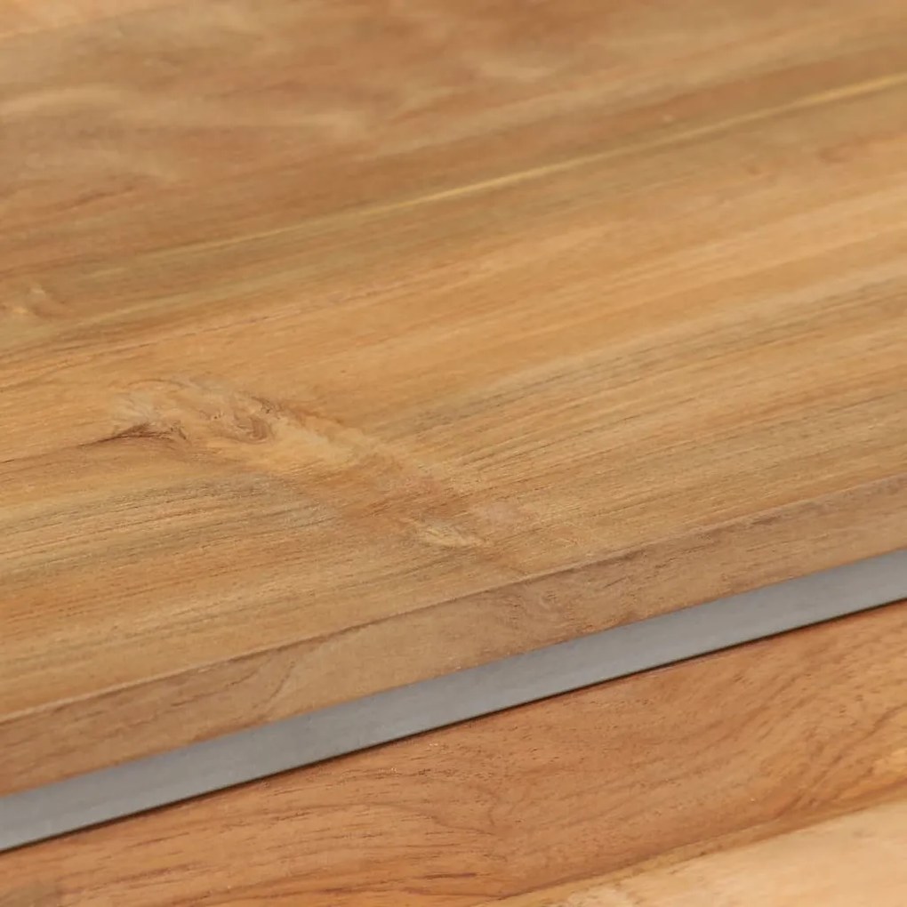vidaXL Έπιπλο Τηλεόρασης 120x30x40 εκ. Ανακυκλωμένο Ξύλο Teak &amp; Ατσάλι