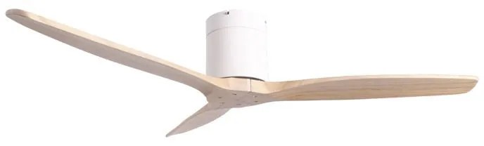 Primo PRCF-80664 Ανεμιστήρας Οροφής 52'' 132εκ. DC Με Τηλεχειριστήριο Λευκός με 3 ξύλινα φτερά