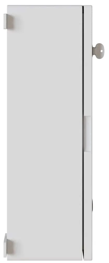 vidaXL Ντουλάπι Ελέγχου Γκρι 47 x 20 x 60 εκ ΑΒΣ Πλαστικό