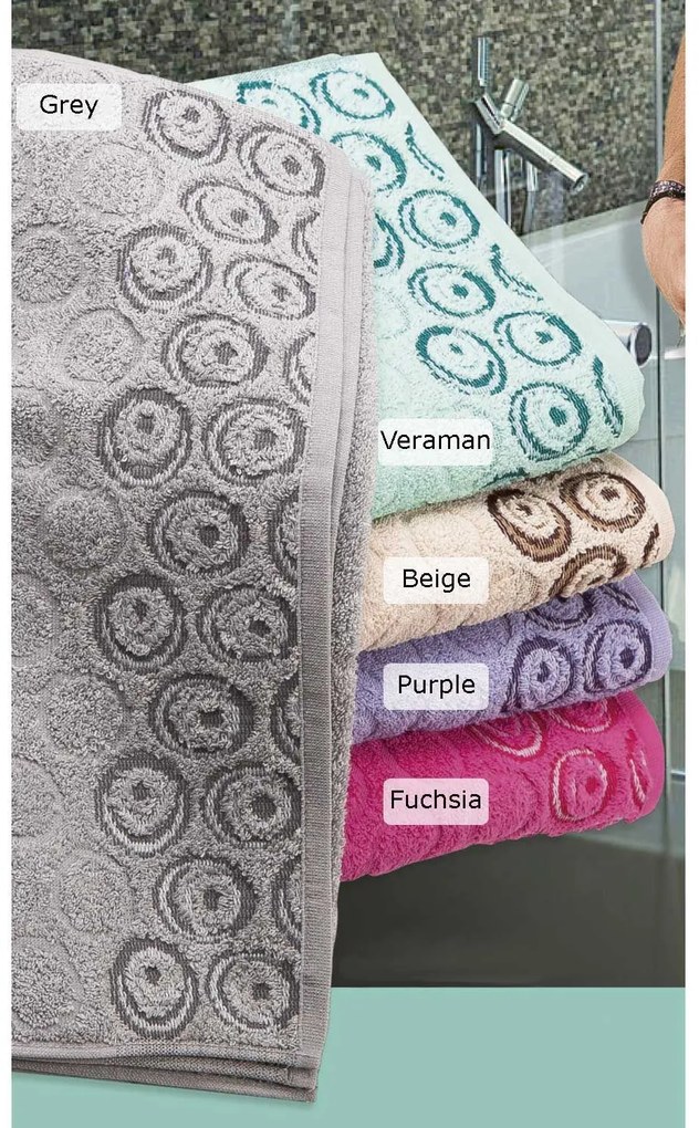 Πετσέτα Ουρανία Φούξ DimCol Σώματος 70x140cm 100% Cotton