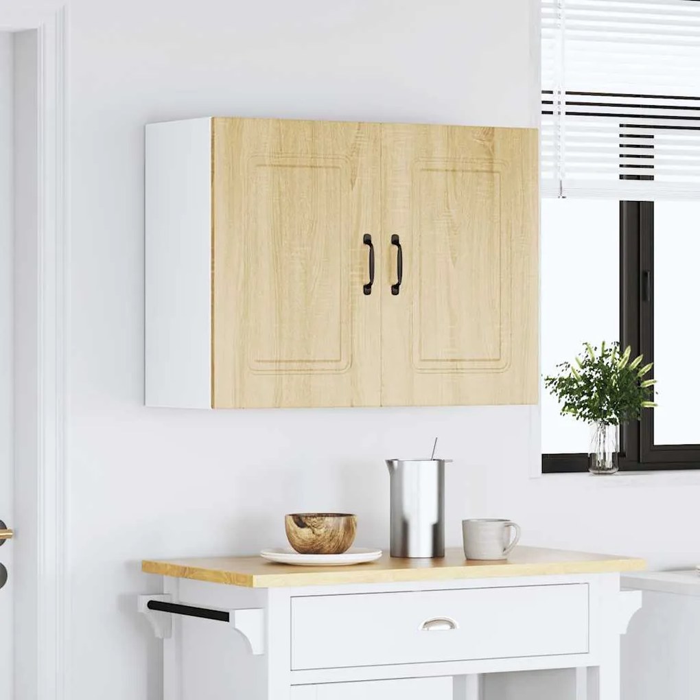 ντουλάπι τοίχου κουζίνας "Kalmar" Sonoma Oak Engineered Wood - Καφέ