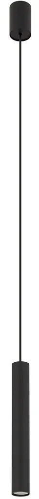 Φωτιστικό Οροφής Fourty M 10771 5.5x130cm 10W 1xGU10 Black Nowodvorski