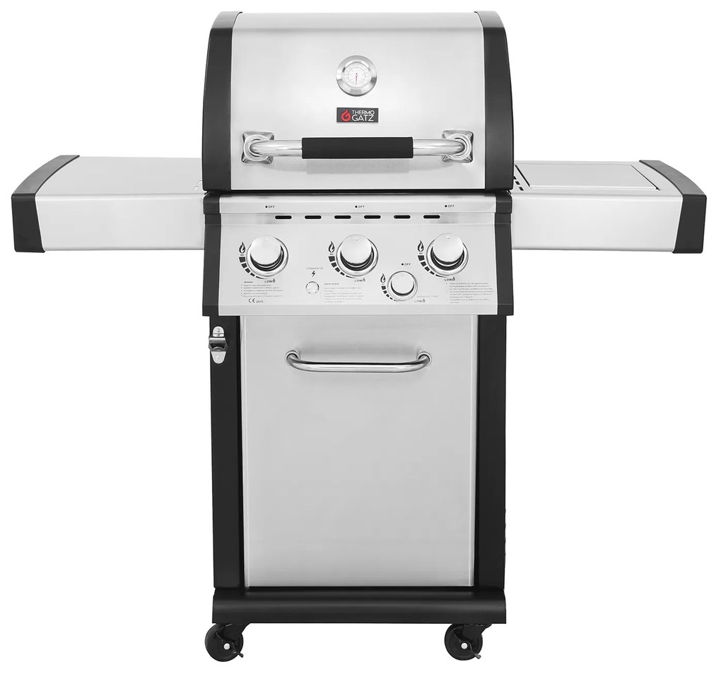 THERMOGATZ   BBQ ΥΓΡΑΕΡΙΟΥ GS GRILL SUPERIOR 3+1 ΙΝΟΧ - 14kW   03.313.330