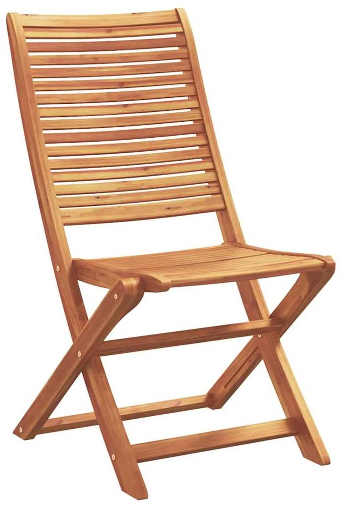 vidaXL Σέτ φαγητού για κήπο με μαξιλάρι 5 pcs Καφέ Μασίφ ξύλο ακακίας