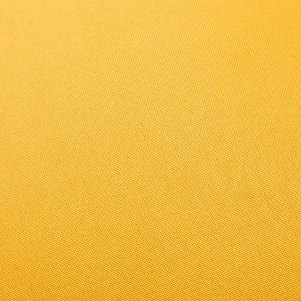 vidaXL Πολυθρόνα Κουνιστή Κίτρινη Μουσταρδί Υφασμάτινη