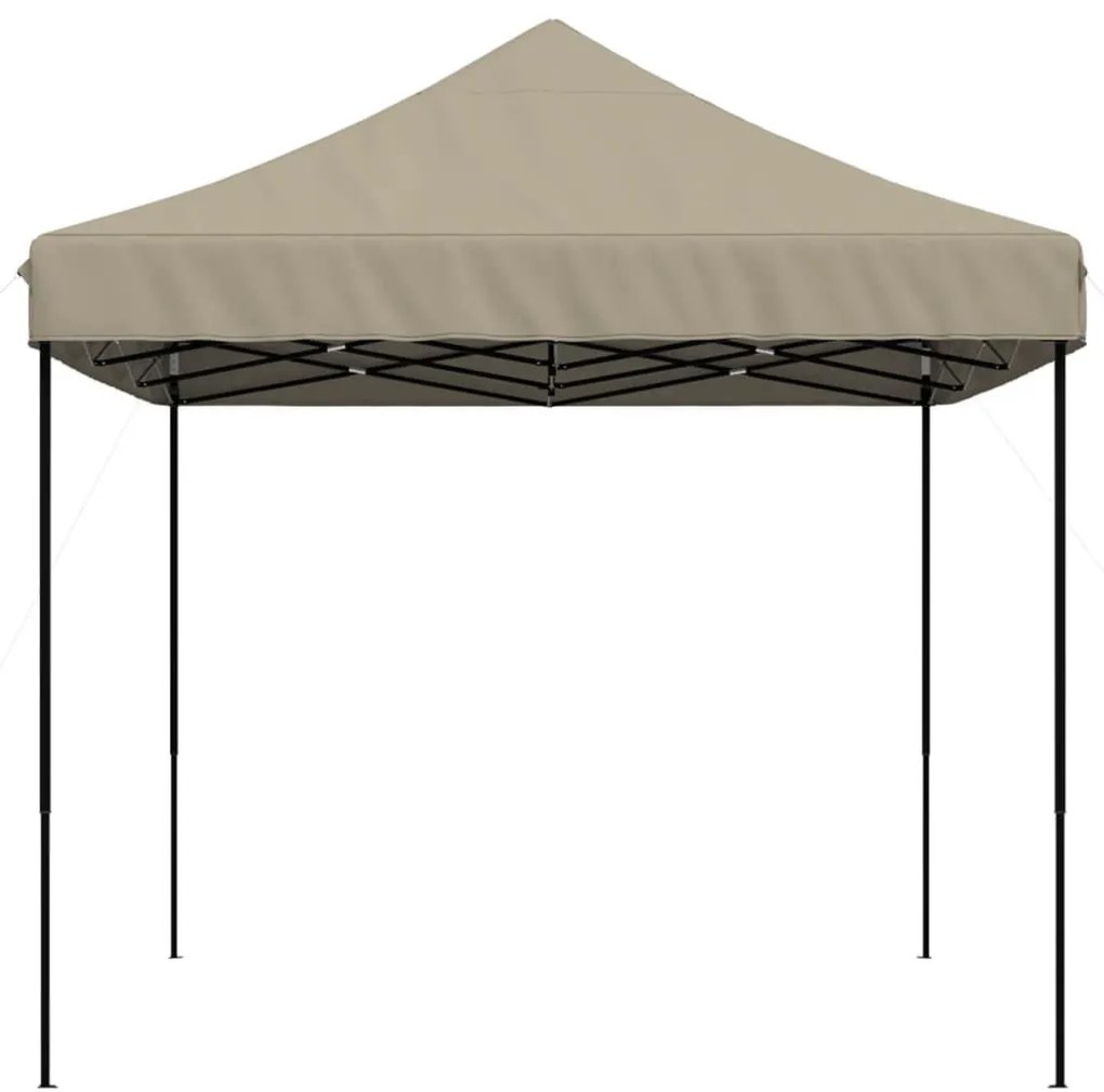 Τέντα Εκδηλώσεων Πτυσσόμενη Pop-Up Taupe 440x292x315 εκ. - Μπεζ-Γκρι