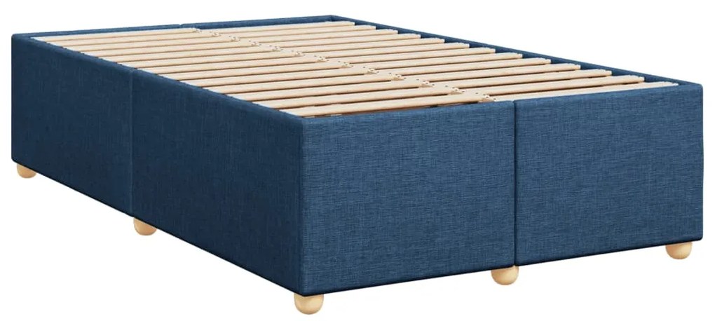 ΚΡΕΒΑΤΙ BOXSPRING ΜΕ ΣΤΡΩΜΑ ΜΠΛΕ 120X190 ΕΚ. ΥΦΑΣΜΑΤΙΝΟ 3293532