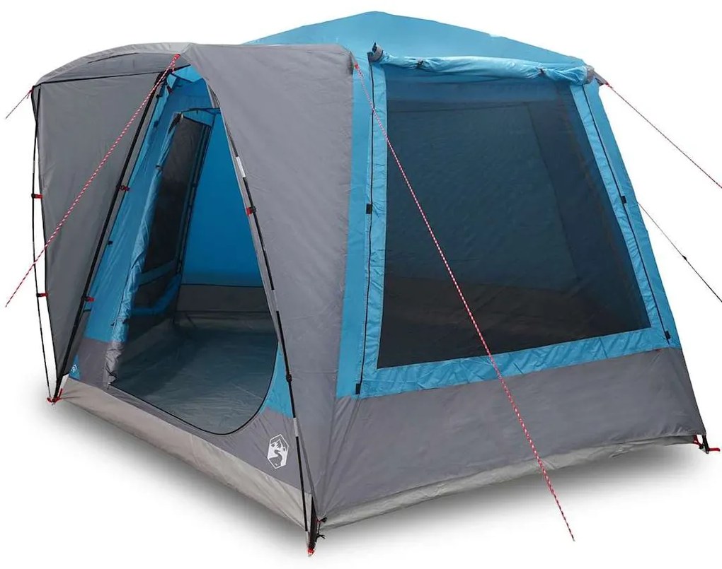 vidaXL Σκηνή Camping Μπλε 420 x 420 x 227 εκ Πολυεστέρας