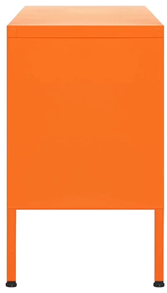 vidaXL Έπιπλο Τηλεόρασης Πορτοκαλί 105x35x50 εκ. από Ατσάλι