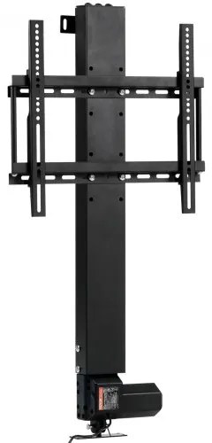 VEVOR Motorized TV Lift Stroke Length 28 Inches Motorized TV Mount Fit for 26-57 Inch TV Lift with Remote Control Height Adjustable 28 Inch Load Capacity 132 Lbs