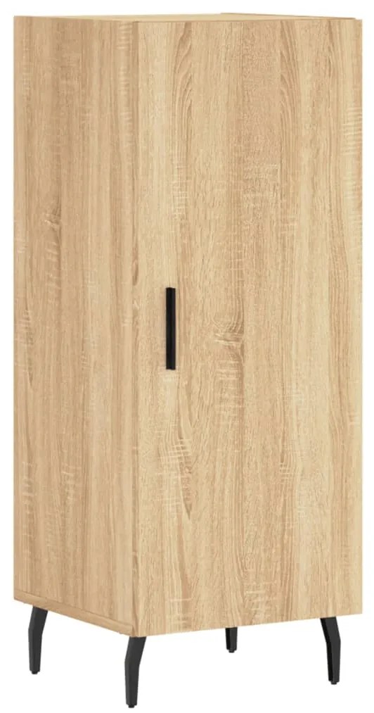 vidaXL Μπουφές Sonoma δρυς 34,5 x 34 x 180 εκ. από Επεξεργασμένο Ξύλο