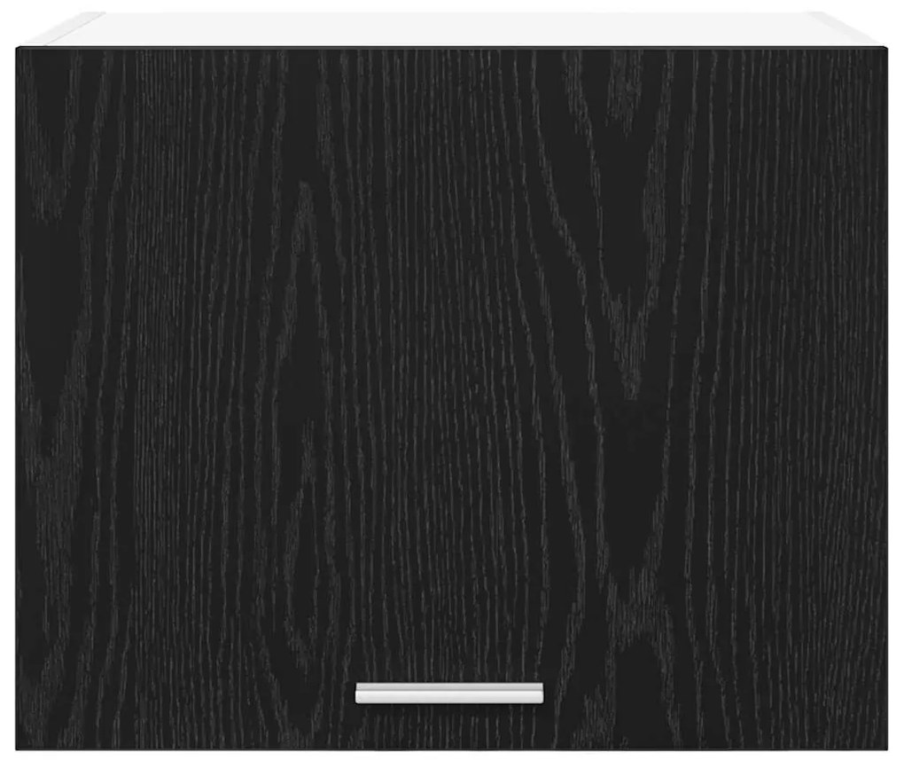 vidaXL Κρεμαστό ντουλάπι 2 pcs Μαύρος Δρυς και Λευκό 50 x 31 x 40 εκ.