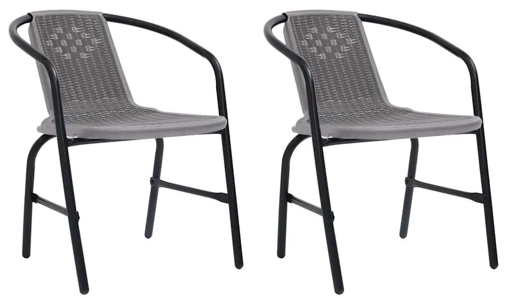 vidaXL Σετ Τραπεζαρίας Κήπου 7 τεμ. Μπεζ Συνθετικό Ρατάν με Μαξιλάρια