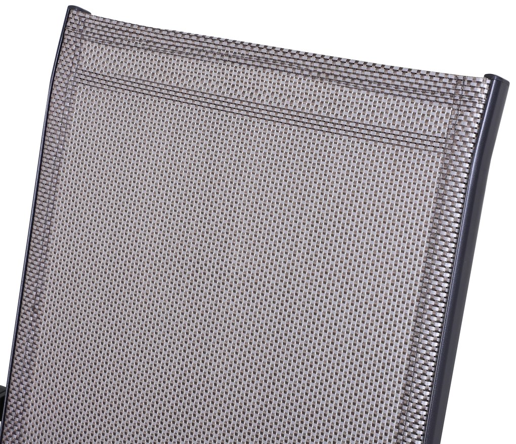 Outsunny Αναδιπλούμενη Καρέκλα με Μπράτσα, Σετ 2 τεμαχίων, Καρέκλα Camping, Καρέκλα Ψαρέματος, Μέταλλο, Γκρι, 58 x 64 x 94 cm